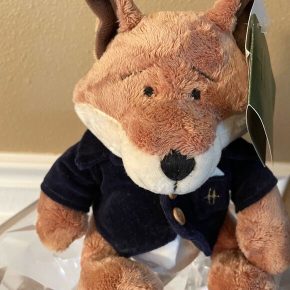 Harrods Hedgerow Velvet Jacket Fox Plush Vintage NWT - Picture 3 of 14